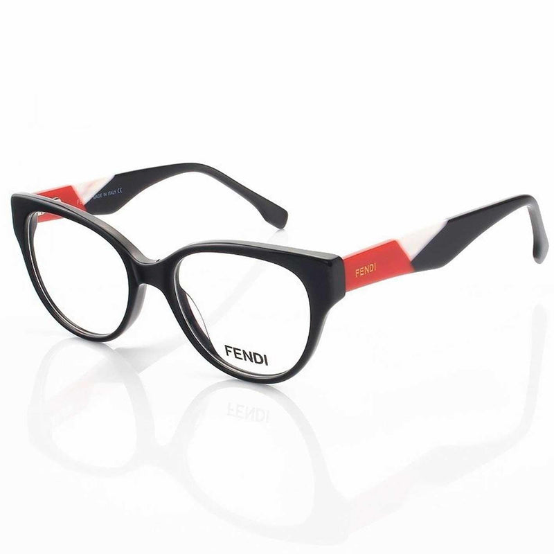 Armação de Grau Fendi FD3260 C1 Preto e Vermelho