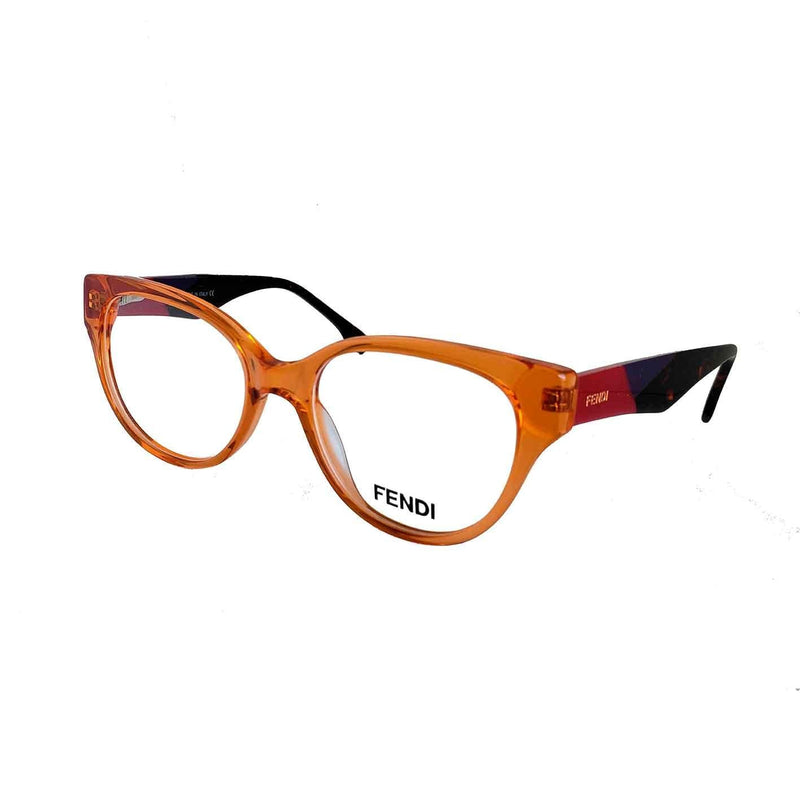 Armação de Grau Fendi FD3260 C6 Laranja Transparente