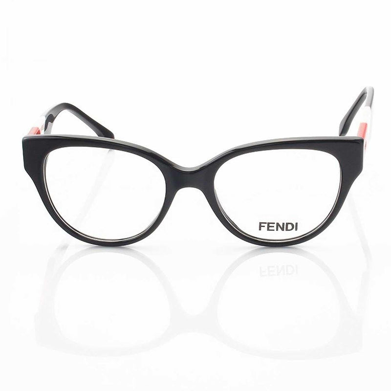 Armação de Grau Fendi FD3260 C1 Preto e Vermelho