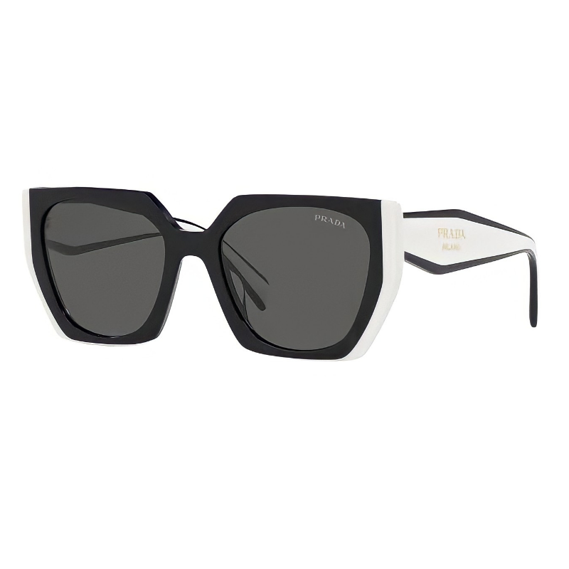 Óculos de Sol Prada SPR15W 09Q5S0 54 Preto e Branco