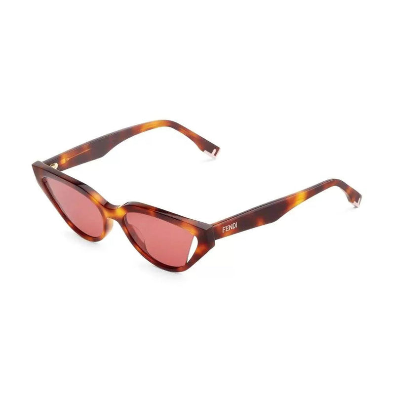 Óculos de Sol Fendi Way FF40009I Tortoise Vermelho Gatinho