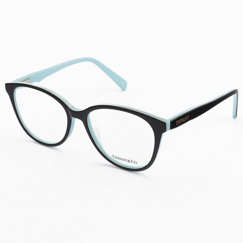 Armação de Grau Tiffany TF2175 C3 Oval Preta e Azul